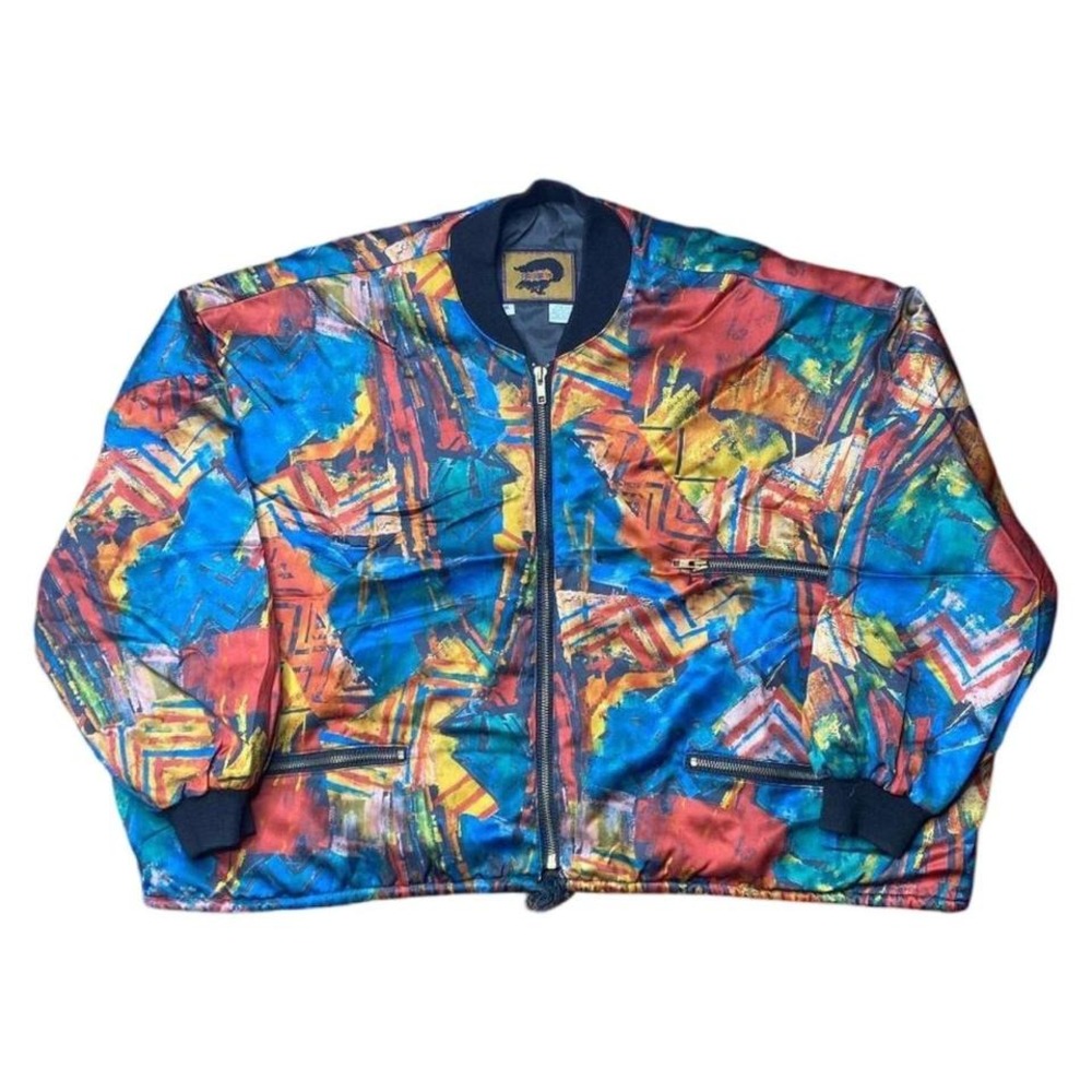 Vintage 90s FOXRUN colorful‎ jacket